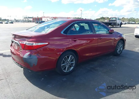 2016 Toyota Camry Se z USA, uszkodzony, nr VIN 4T1BF1FK1GU514783